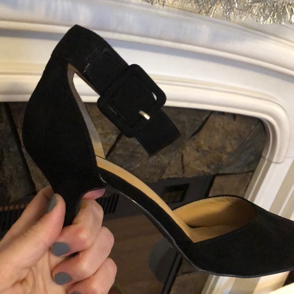 Pointed Toe Kitten Heel Black 8 Cato - Picture 3 of 8